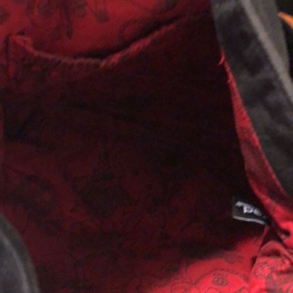 Red by Marc Ecko PVC should bag.  Black with brass hardware. - Picture 5 of 7